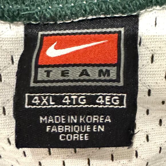 Vintage Inglewood Basketball Jersey Mens 4XL White Green Nike Paul Pierce 34 - Picture 6 of 11